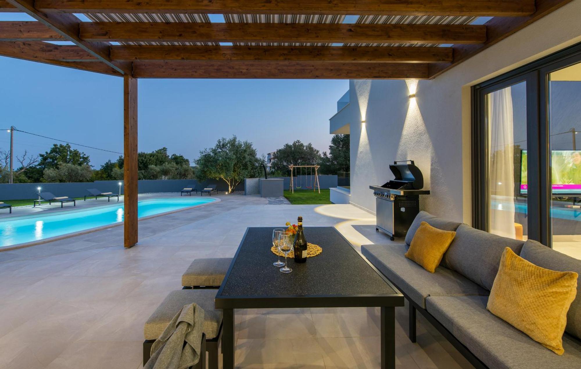 Villa Posidonia Near Pula With Sea View And Surrounded By Olive Trees كرينكا المظهر الخارجي الصورة